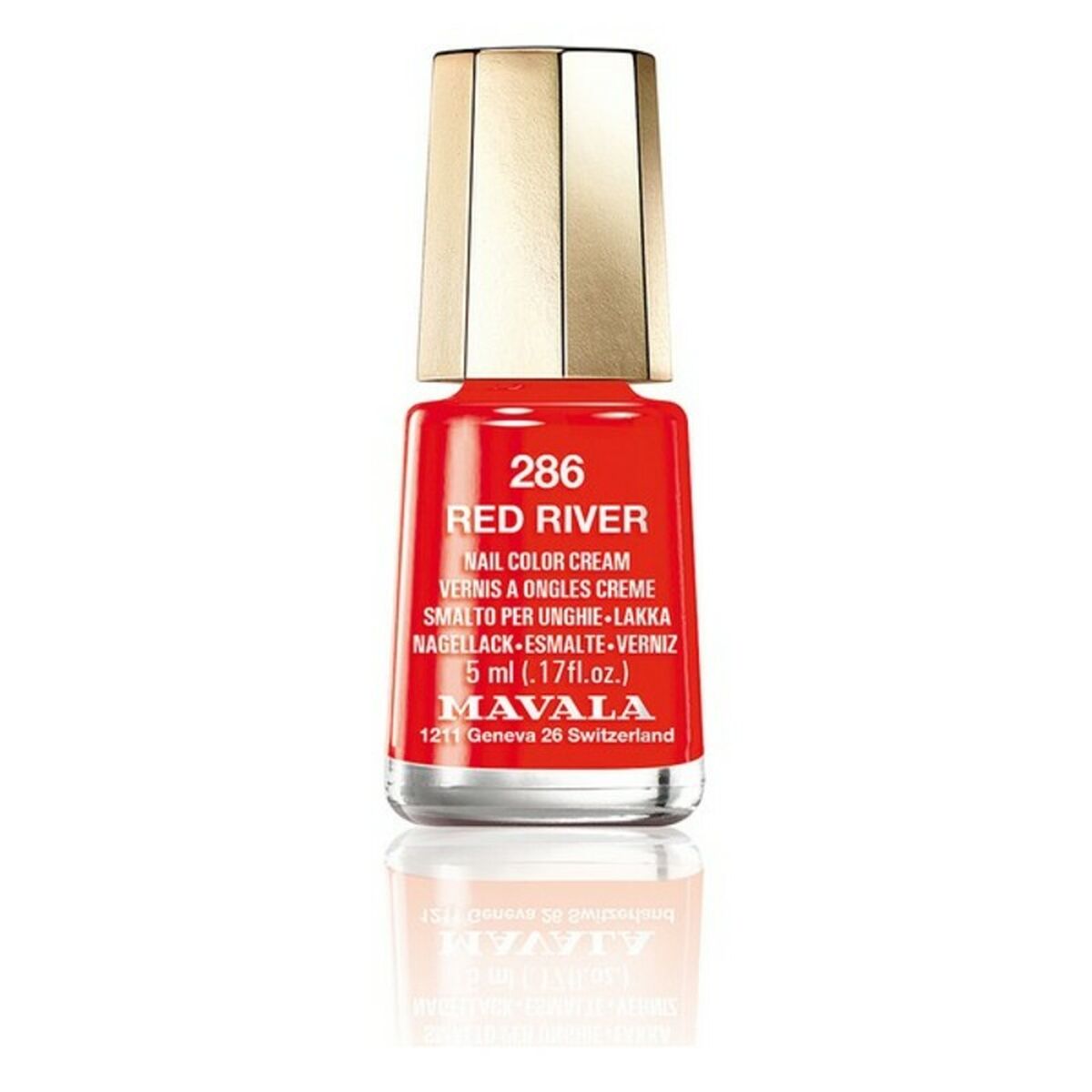 Nail polish Nail Color Nail Color 286-red river 5 ml - Mavala Maroc - Aylal Beauty