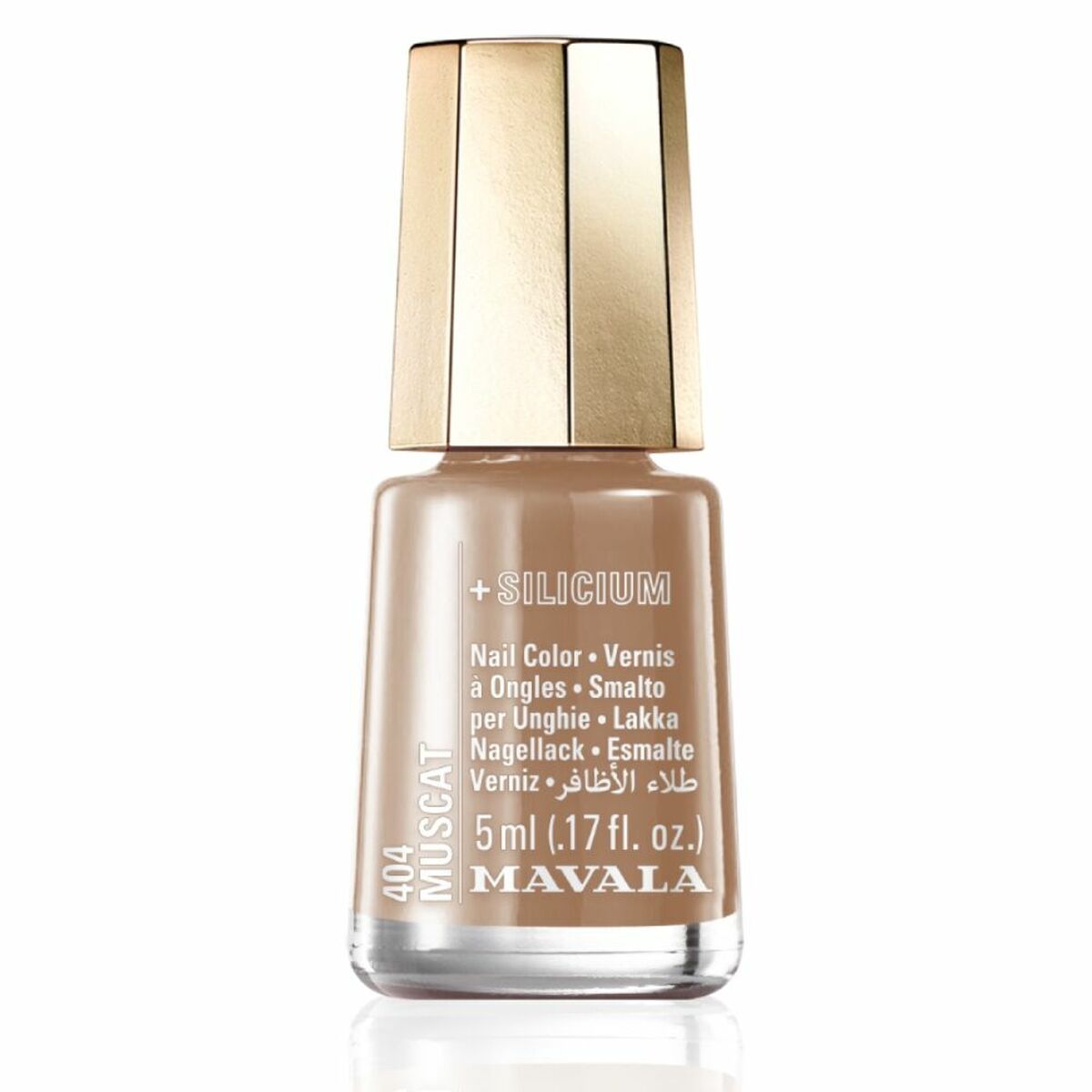 Nail polish SIlicium Muscat Nº 404 (5 ml) - Mavala Maroc - Aylal Beauty