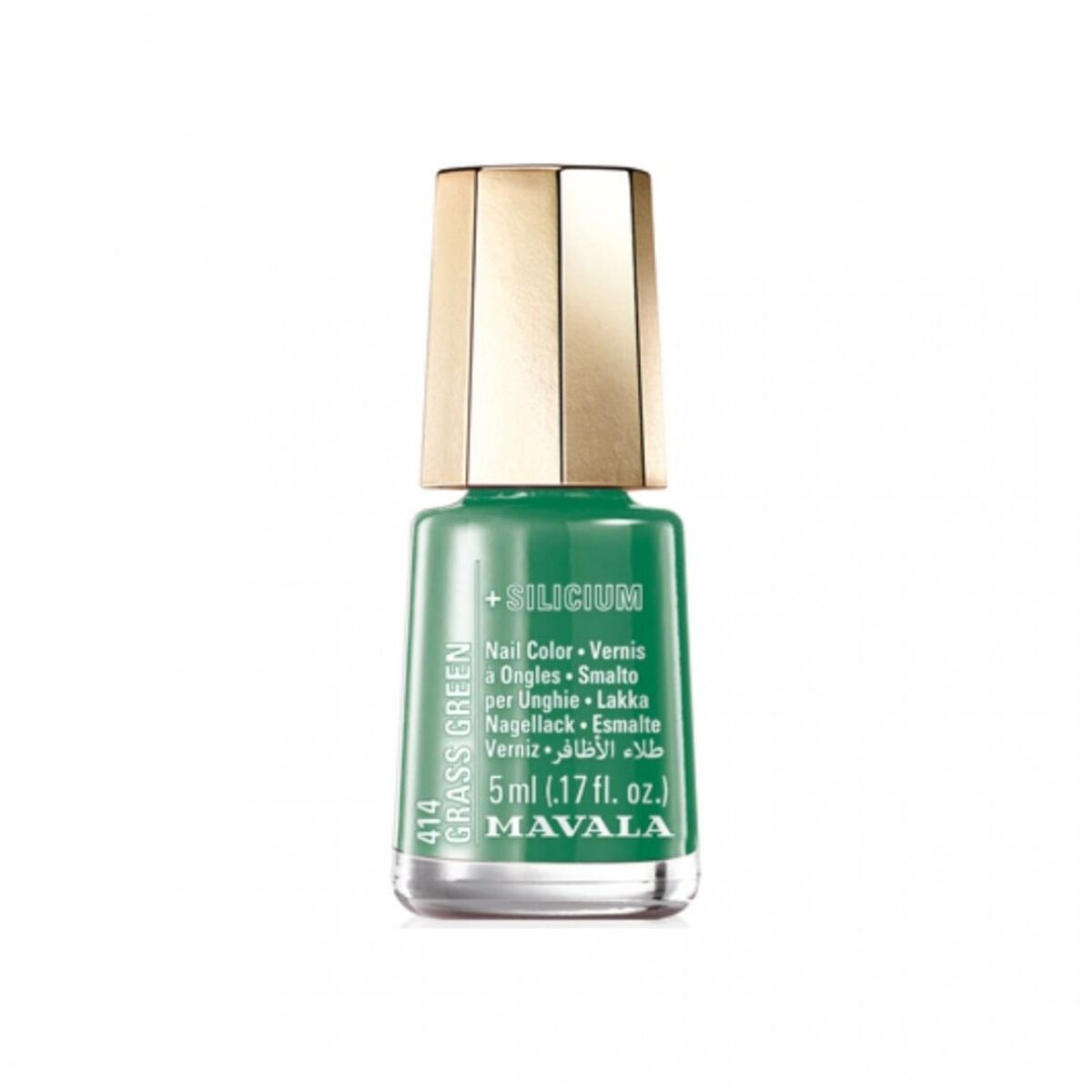 Nail polish Color Vibe Nº 414 Grass Green 5 ml - Mavala Maroc - Aylal Beauty