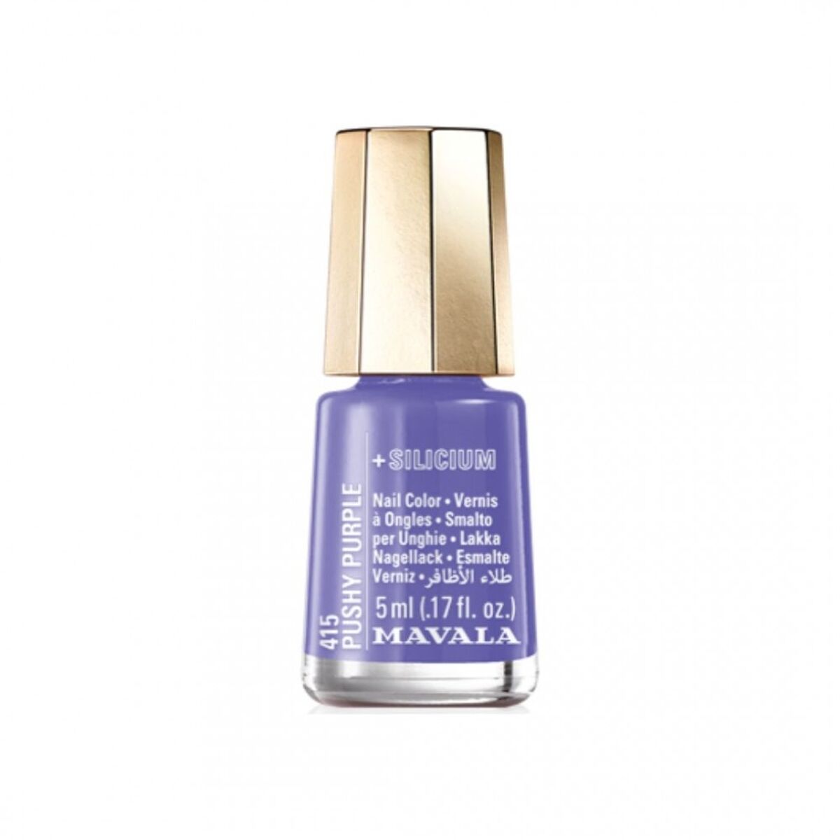 Nail polish Color Vibe Nº 415 Pushy Purple 5 ml - Mavala Maroc - Aylal Beauty