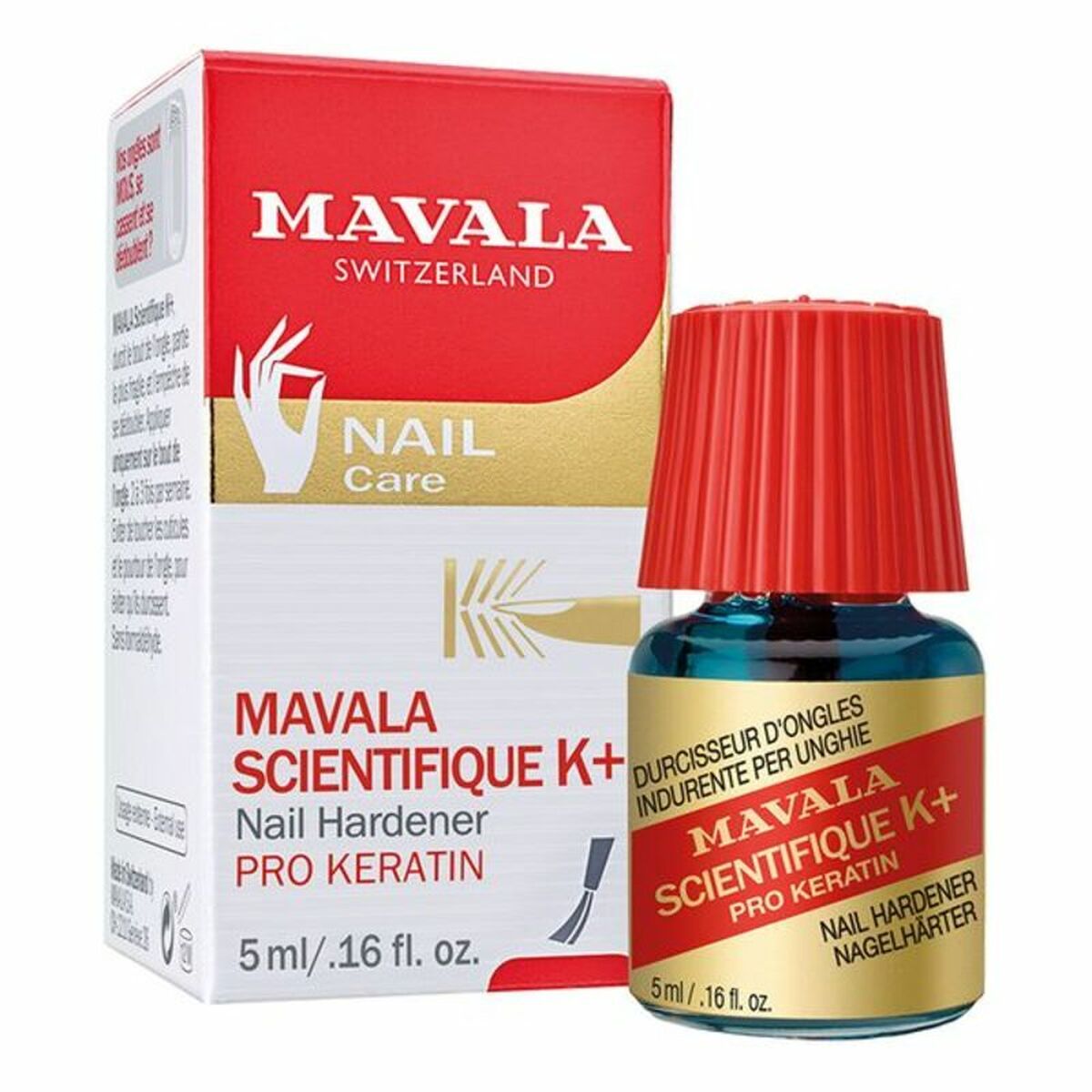 Nail Hardener Cientifico K+ Pro Keratin Científico (5 ml) 5 ml - Mavala Maroc - Aylal Beauty