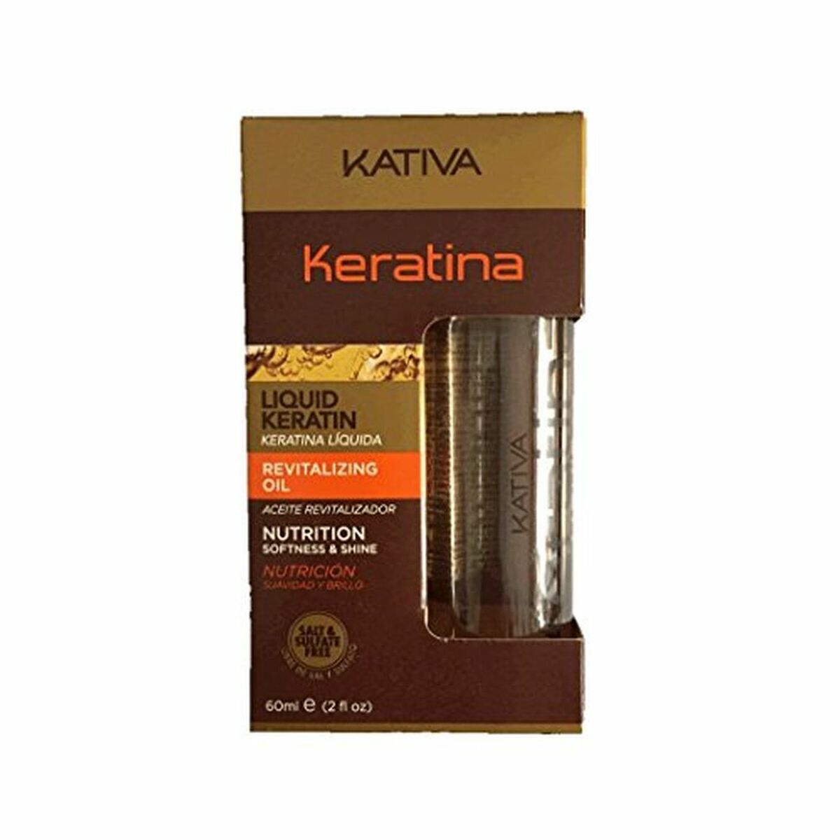 Conditioner Keratin Liquid Keratina Líquida (60 ml) - Kativa Maroc - Aylal Beauty