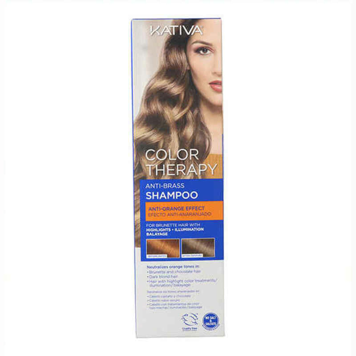 Tinting Shampoo for Blonde hair Color Therapy Color Therapy (250 ml) - Kativa Maroc - Aylal Beauty