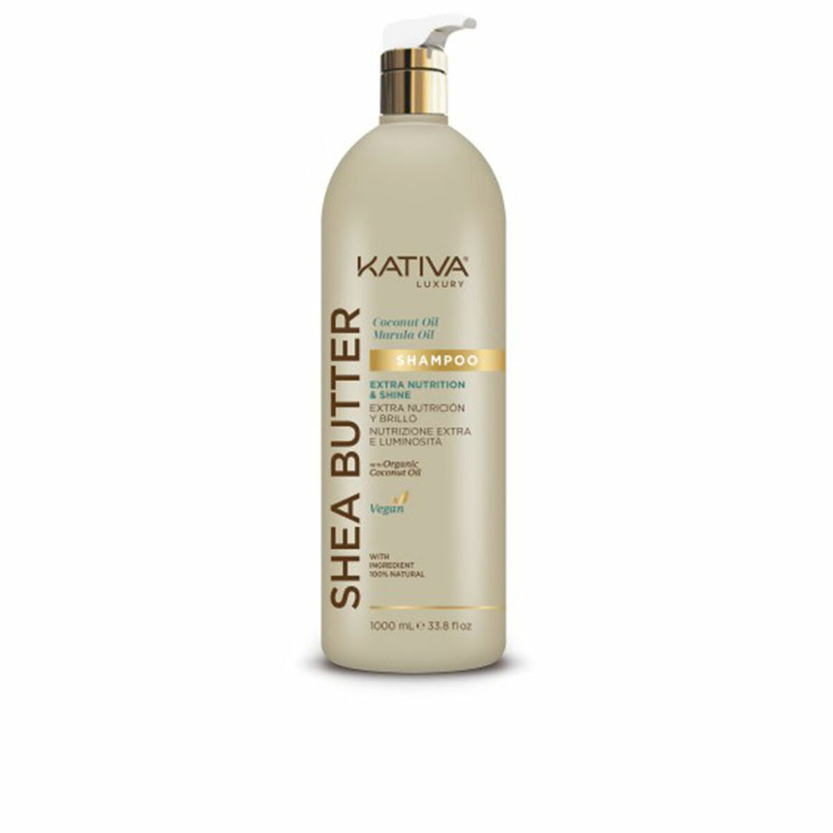 Shampoo Shea Butter 1 L - Kativa Maroc - Aylal Beauty