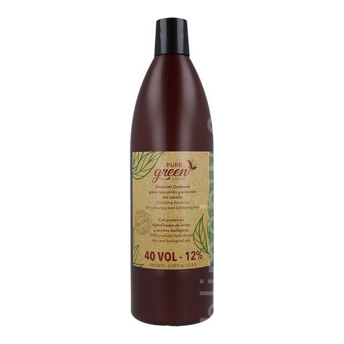 Hair Oxidizer Emulsion Green Emulsión 40 Vol 12 % (1000 ml) - Pure Green Maroc - Aylal Beauty