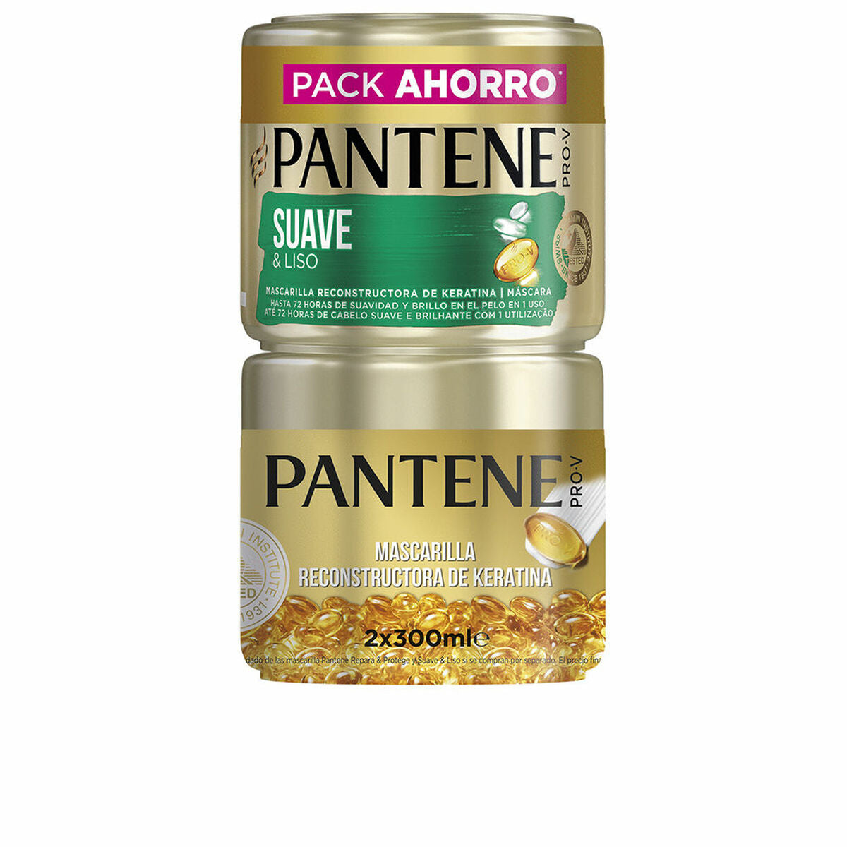 Hair Mask Keratin 2 x 300 ml 300 ml - Pantene Maroc - Aylal Beauty