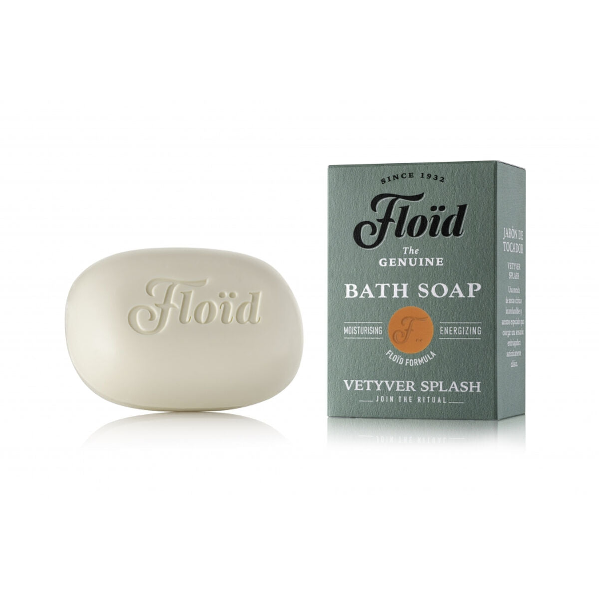 Soap Cake Floïd Vetyver Splash 120 g - Floïd Maroc - Aylal Beauty