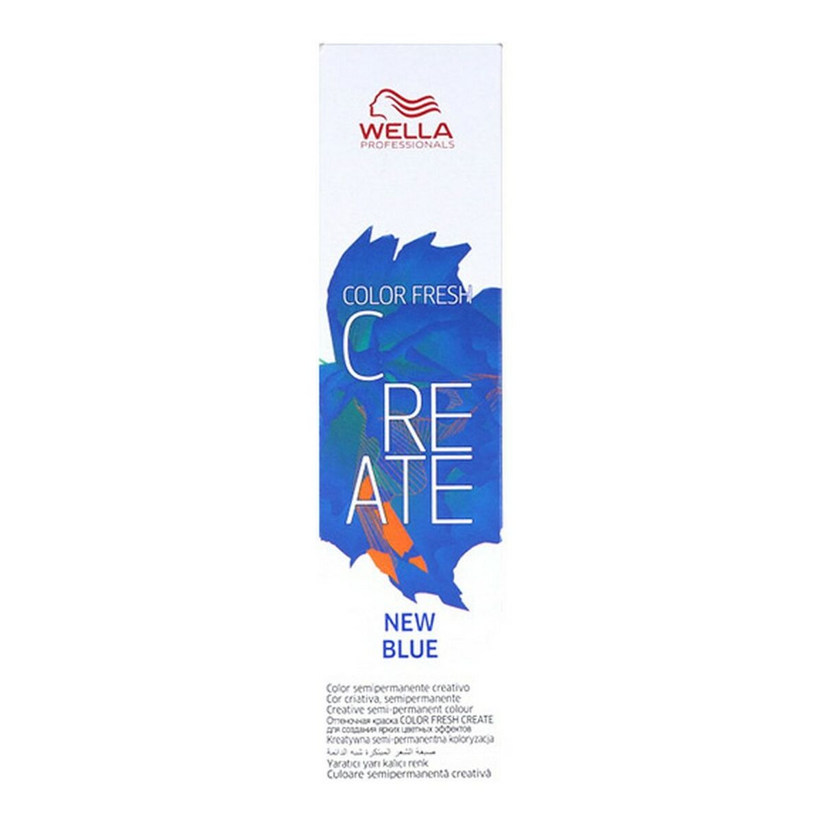 Semi-Permanent Tint Color Fresh Create New Color Fresh Blue (60 ml) - Wella Maroc - Aylal Beauty