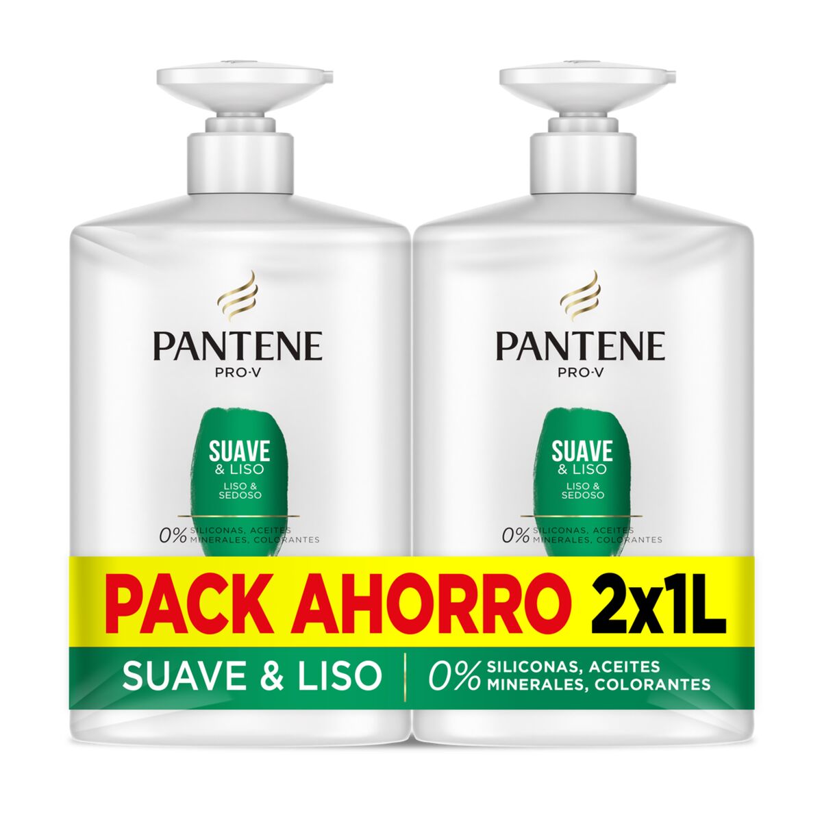 Shampoo Pro-V 2 x 1 L - Pantene Maroc - Aylal Beauty