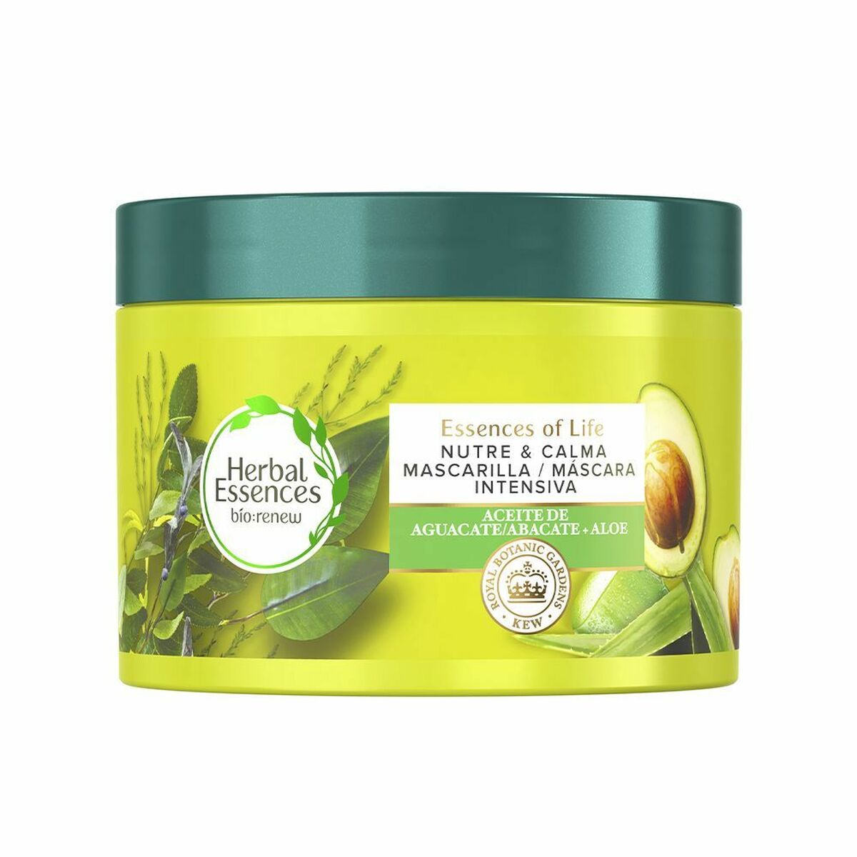 Nourishing Hair Mask Botanicals Aloe Vera Avocado Soothing (450 ml) - Herbal Maroc - Aylal Beauty