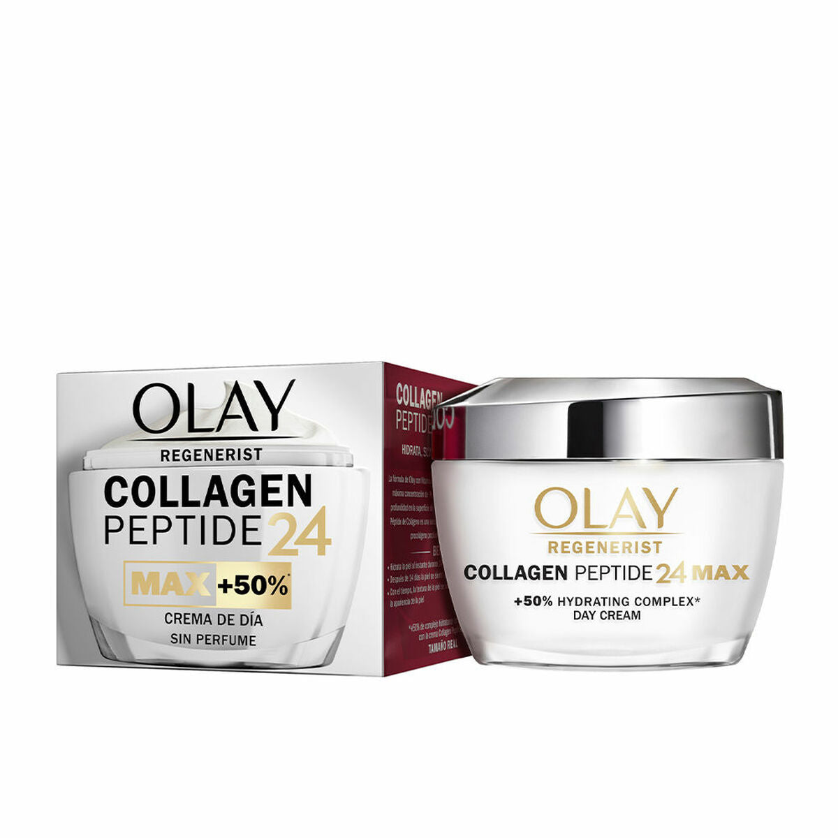 Facial Cream Regenerist Collagen Peptide 24 (50 ml) - Olay Maroc - Aylal Beauty