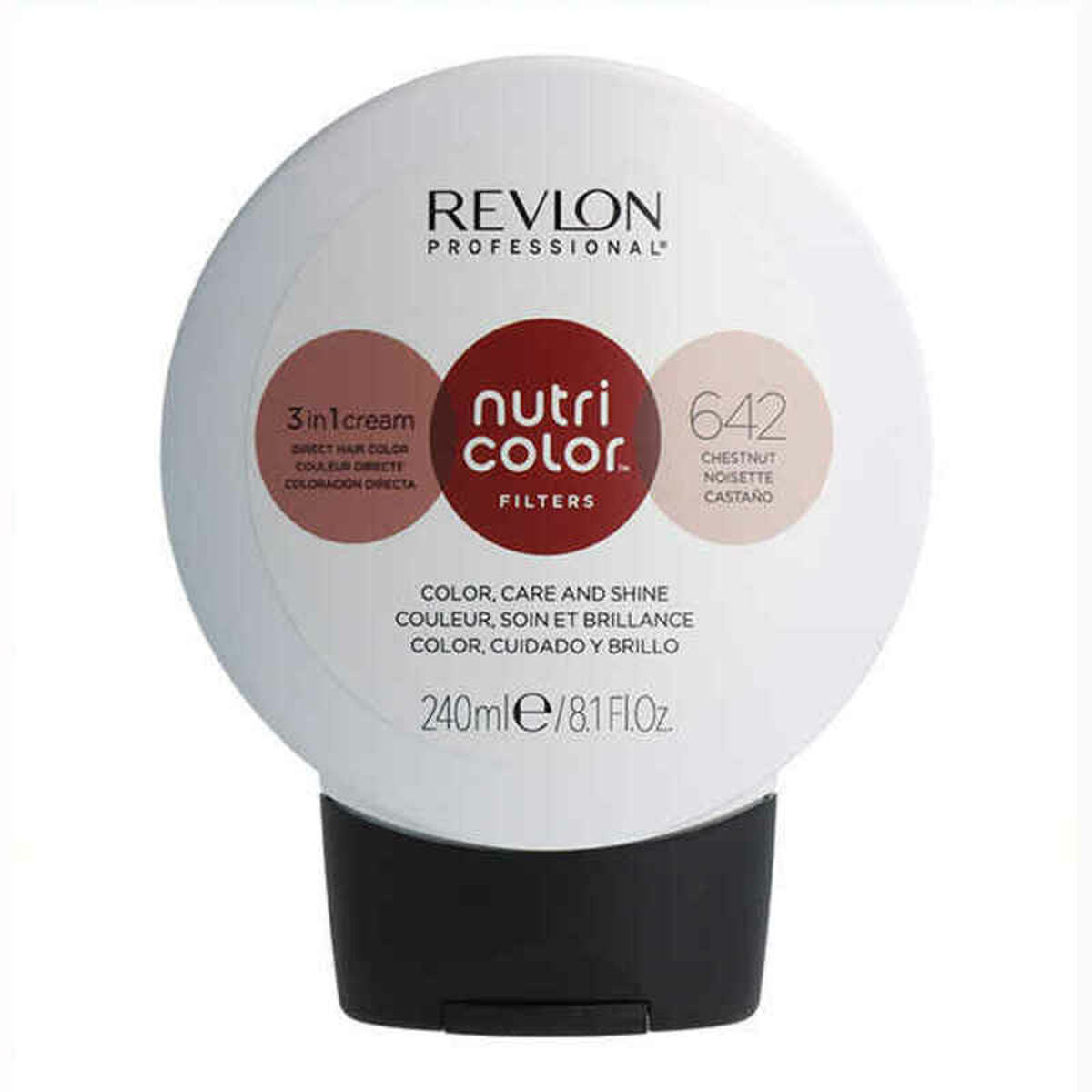 Permanent Dye Nutri Color Revlon 642 Brown (240 ml) - Revlon Maroc - Aylal Beauty