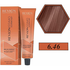 Permanent Dye Revlon Revlonissimo Colorsmetique Nº 6,46 60 ml - Revlon Maroc - Aylal Beauty