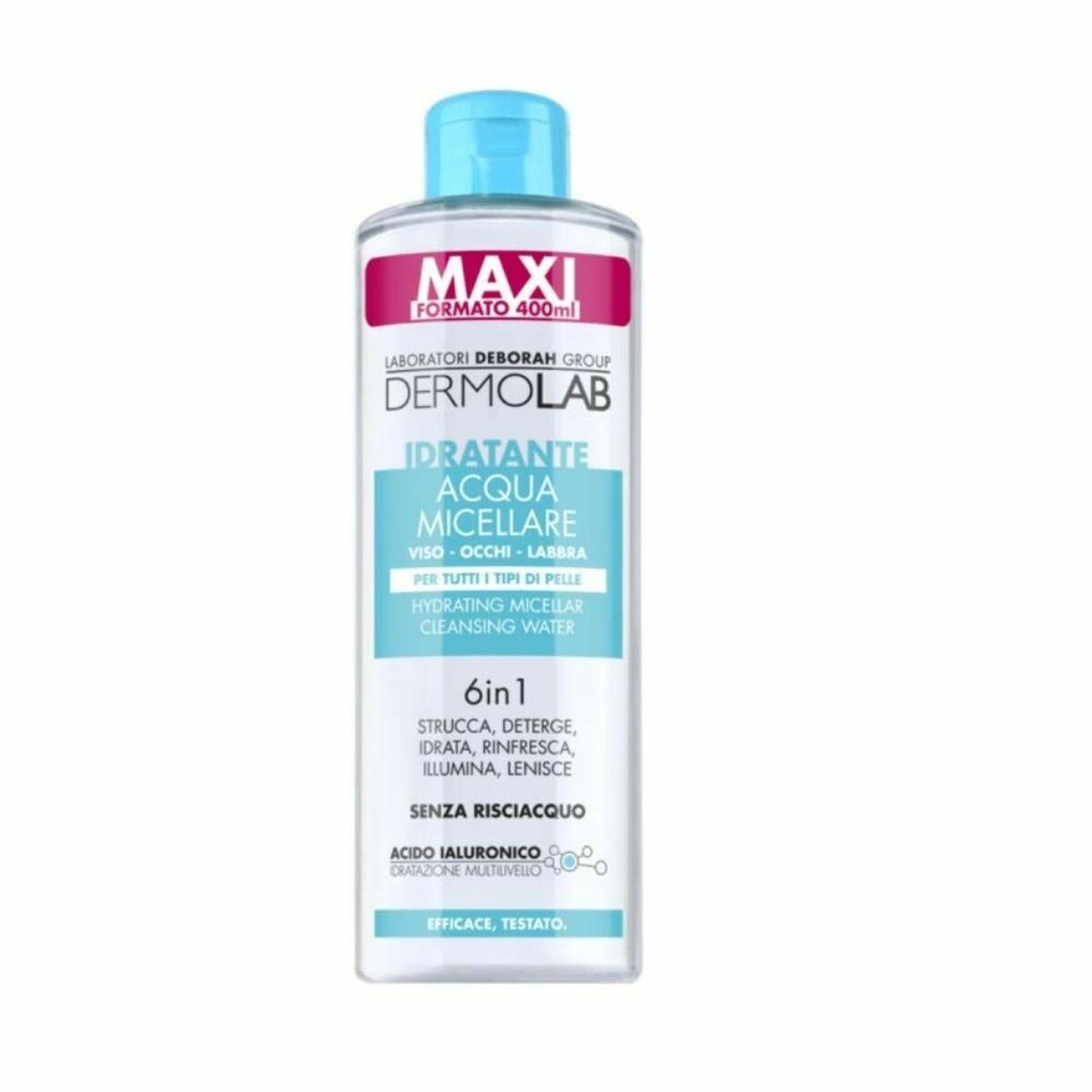 Micellar Water Dermolab VISO2DERMOAC4IN Moisturizing 400 ml - Deborah Maroc - Aylal Beauty