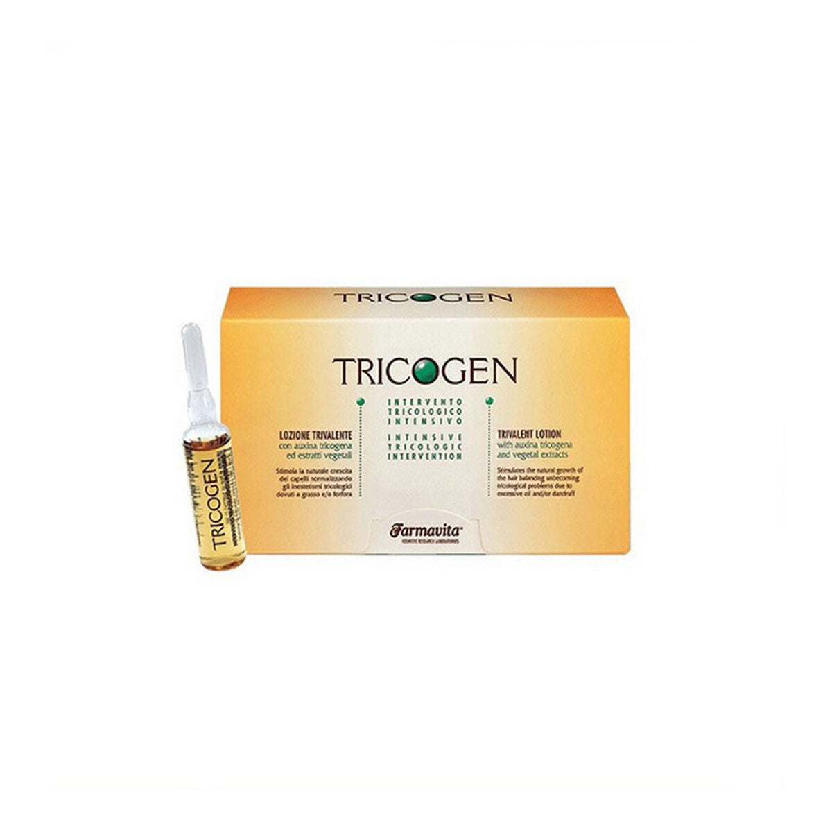 Anti-Hair Loss Lotion Tricogen Loción (12 x 8 ml) - Farmavita Maroc - Aylal Beauty