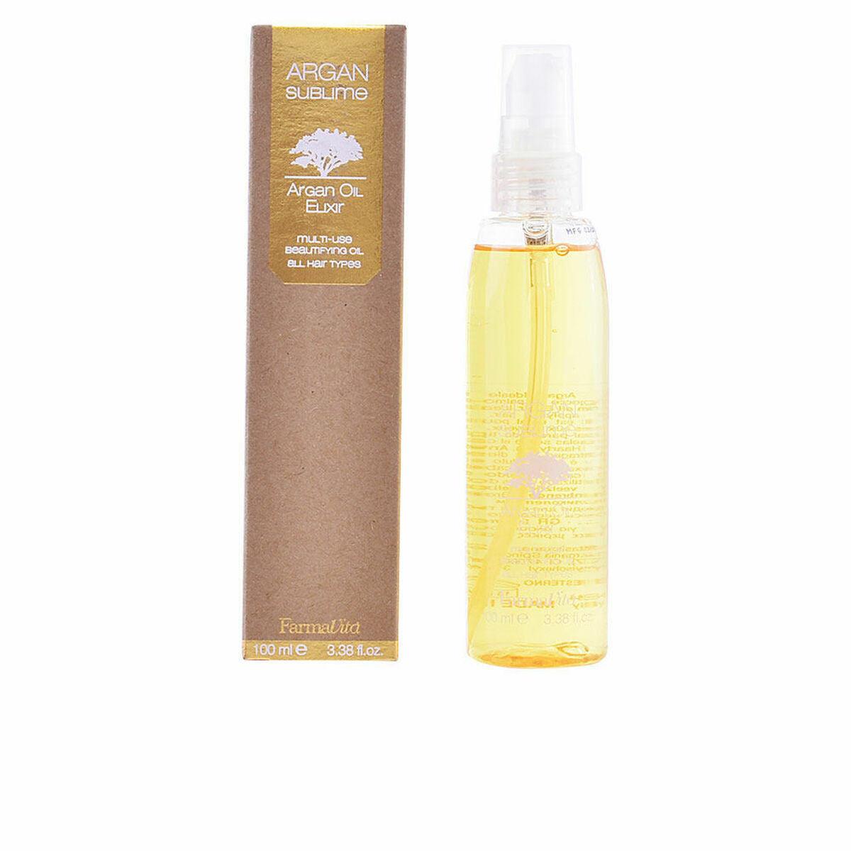 Hair Elixir Argan Sublime Farmavita Argan Sublime 100 ml (100 ml) - Farmavita Maroc - Aylal Beauty