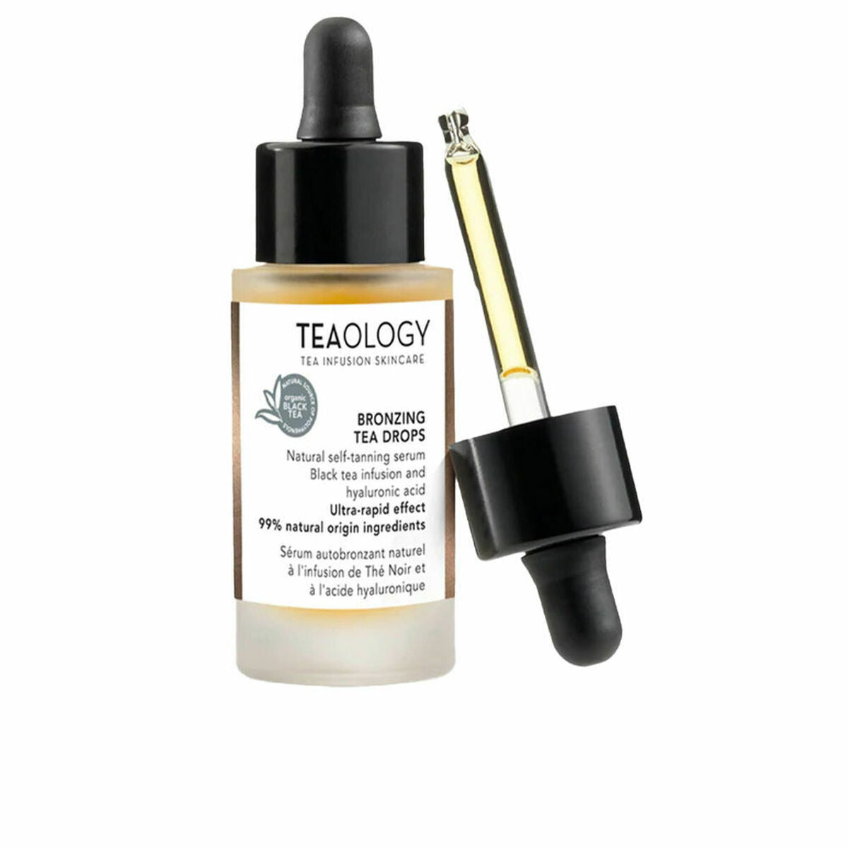 Facial Serum Teaology Bronzer Black Tea (30 ml) - Teaology Maroc - Aylal Beauty