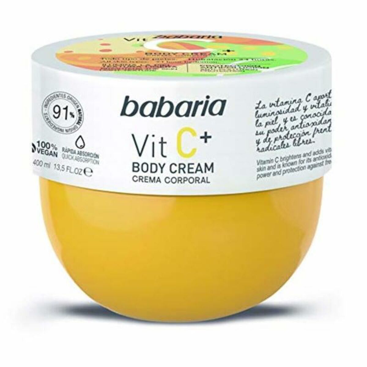 Body Cream Babaria Vitamin C 400 ml | Babaria | Aylal Beauty