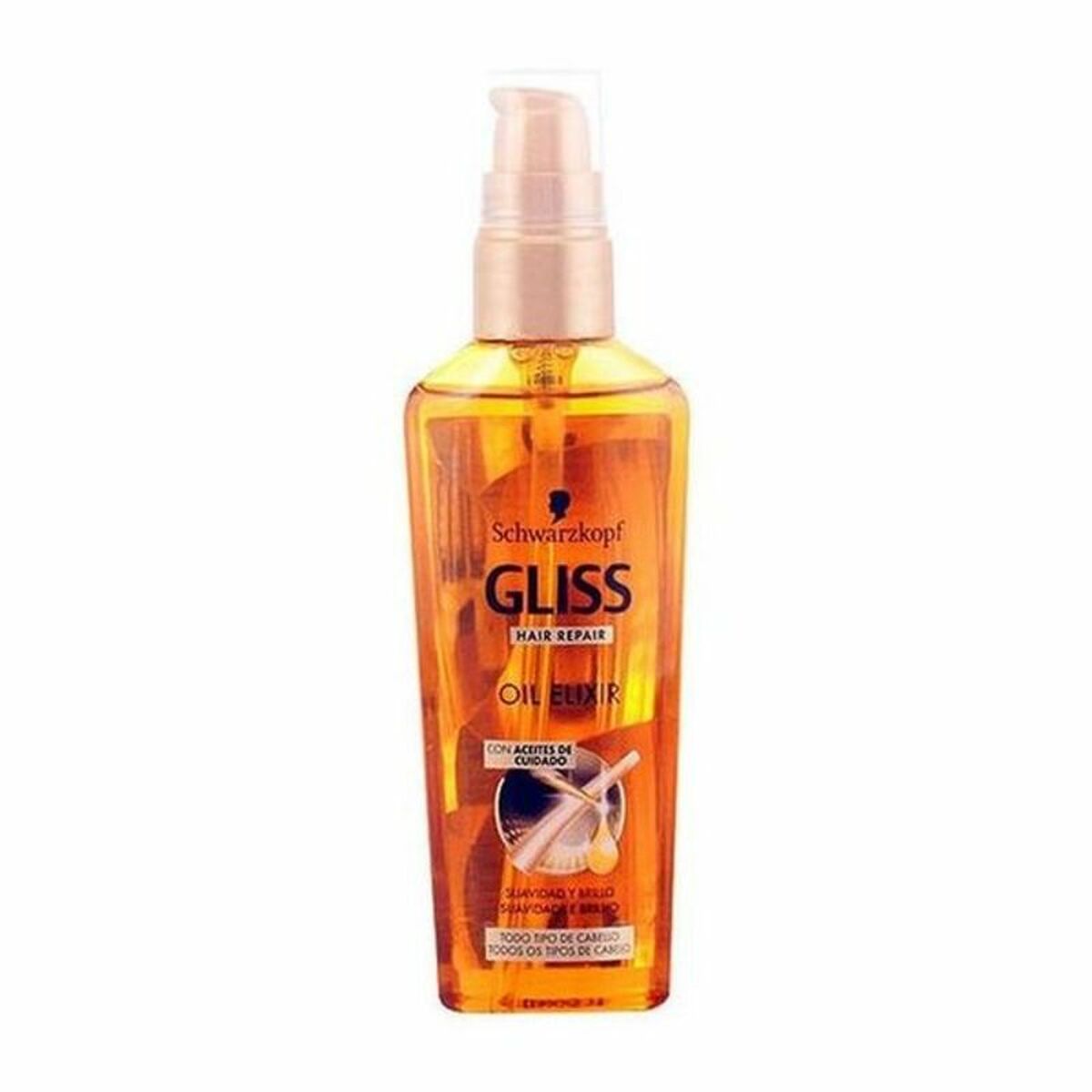 Hair Oil Gliss Hair Repair Gliss Hair Repair 75 ml - Schwarzkopf Maroc - Aylal Beauty