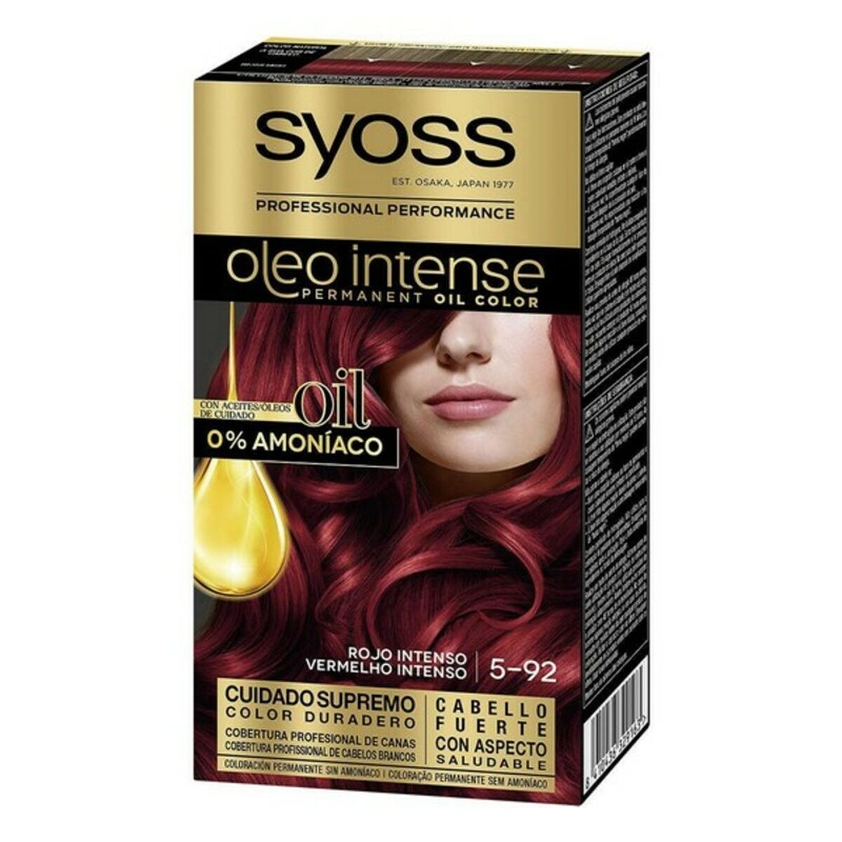 Permanent Dye Olio Intense Ammonia-free Nº 5,92 Intense Ruby - Syoss Maroc - Aylal Beauty