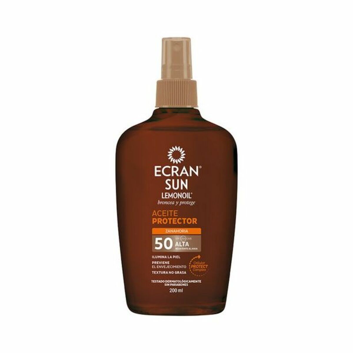 Sunscreen Oil Sunnique SPF 50 (200 ml) Spf 50 200 ml - Ecran Maroc - Aylal Beauty