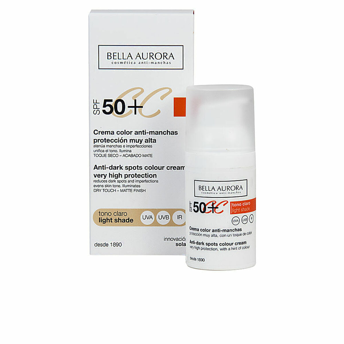 Anti-Brown Spot Cream 2526113 Light Tone 30 ml - Bella Aurora Maroc - Aylal Beauty