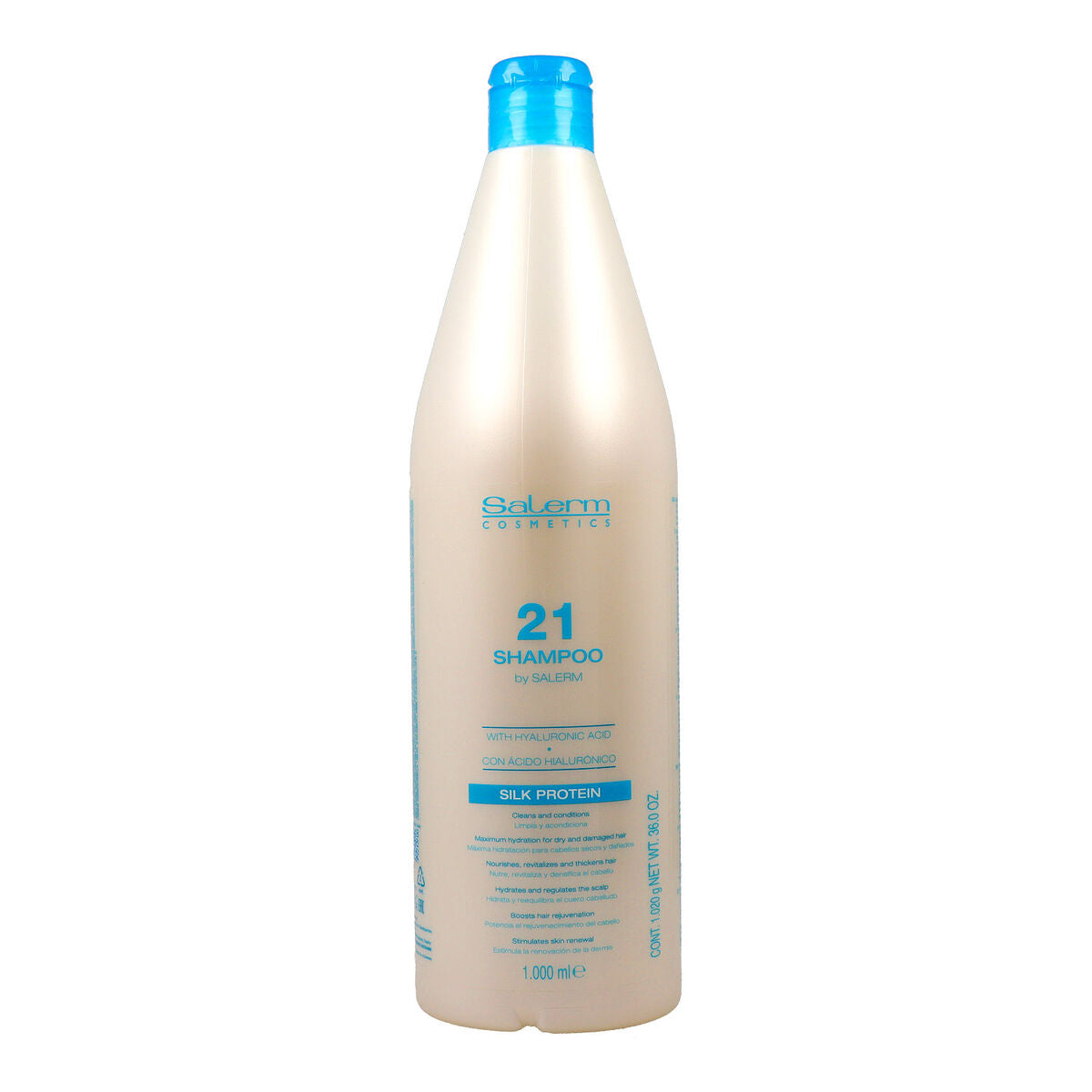 Shampoo 21 Silk Protein 1 L - Salerm Maroc - Aylal Beauty