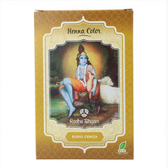 Semi-permanent Colourant Henna Shyam Henna Ash Blonde (100 g) - Radhe Shyam Maroc - Aylal Beauty