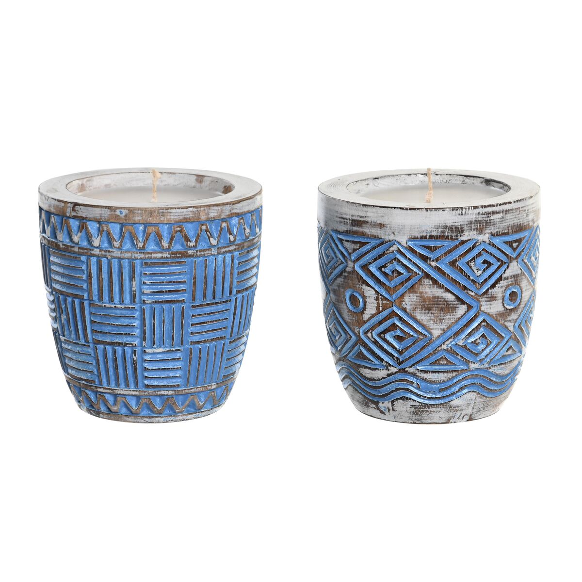 Candle (2 Units) - DKD Home Decor Maroc - Aylal Beauty