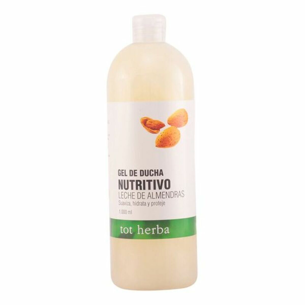 Nutritious almond milk shower gel (1000 ml) - Tot Herba Maroc - Aylal Beauty