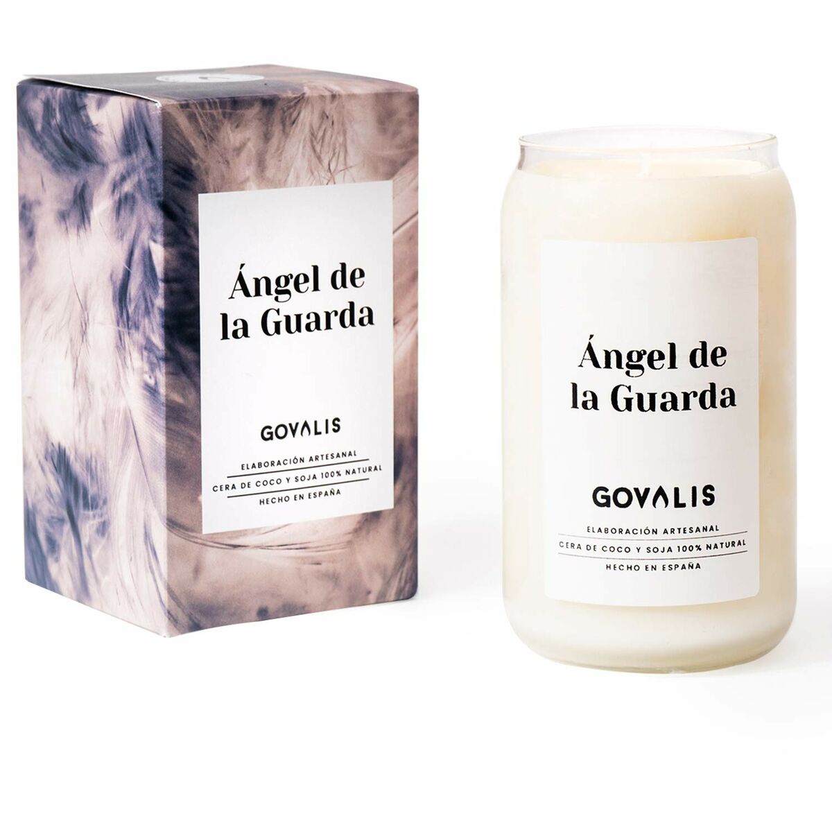 Scented Candle Ángel de la Guarda (500 g) - GOVALIS Maroc - Aylal Beauty