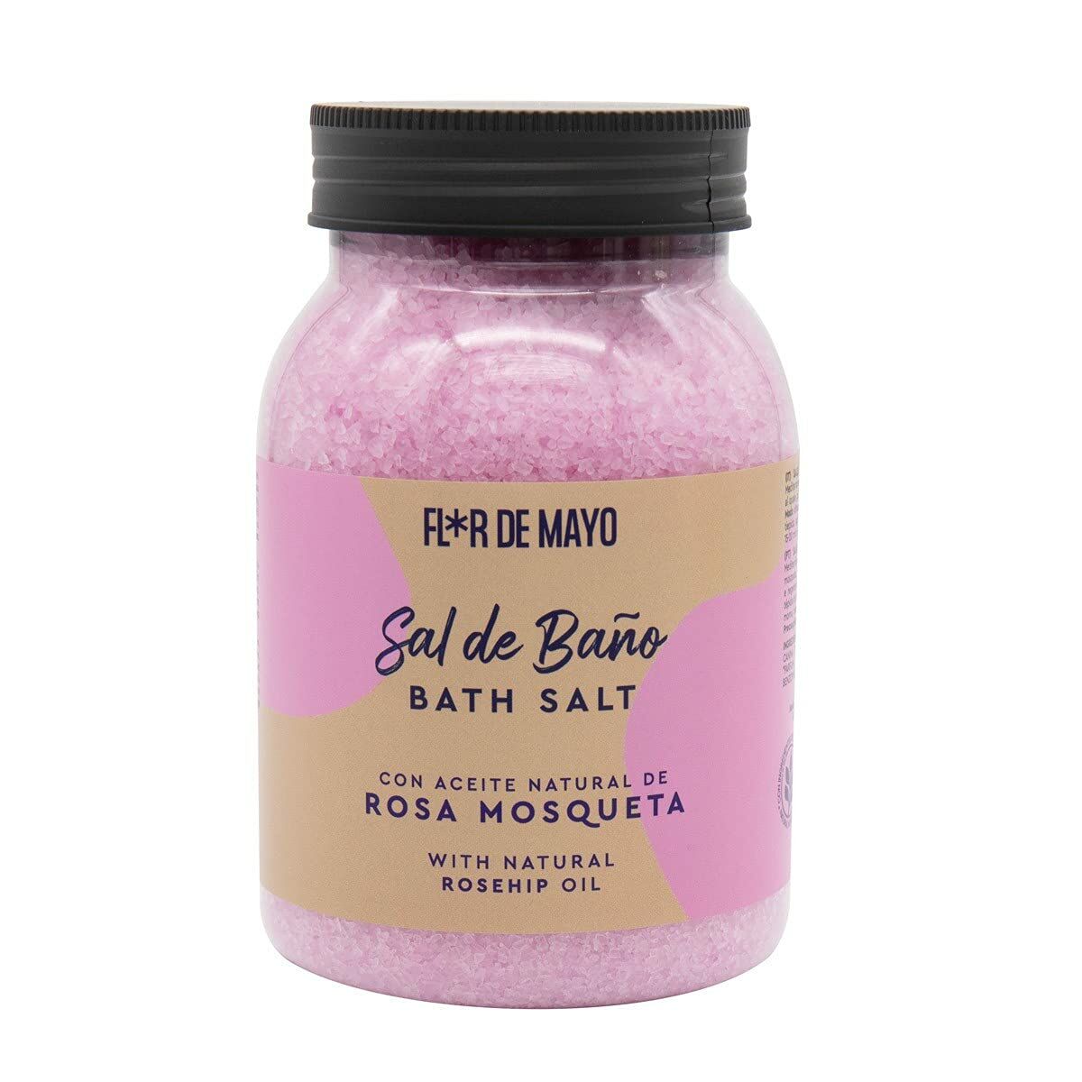 Bath salts Sal De Baño 650 g Rosehip - Flor de Mayo Maroc - Aylal Beauty