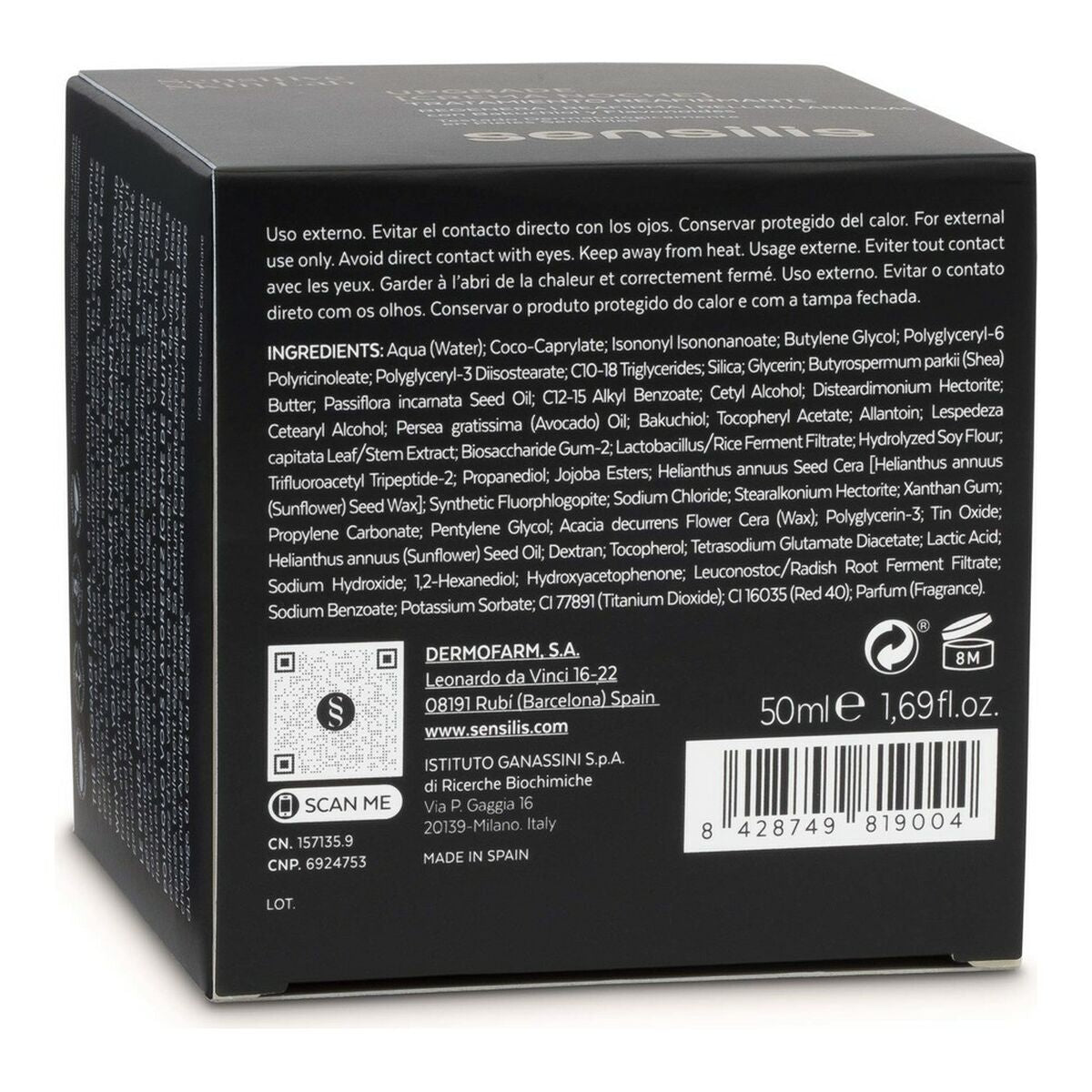 Anti-Ageing Night Cream Sensilis Upgrade Firming 50 ml - Sensilis Maroc - Aylal Beauty
