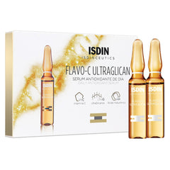 Antioxidant Serum Ultraglican ceutics (10 uds) 2 ml - Isdin Maroc - Aylal Beauty