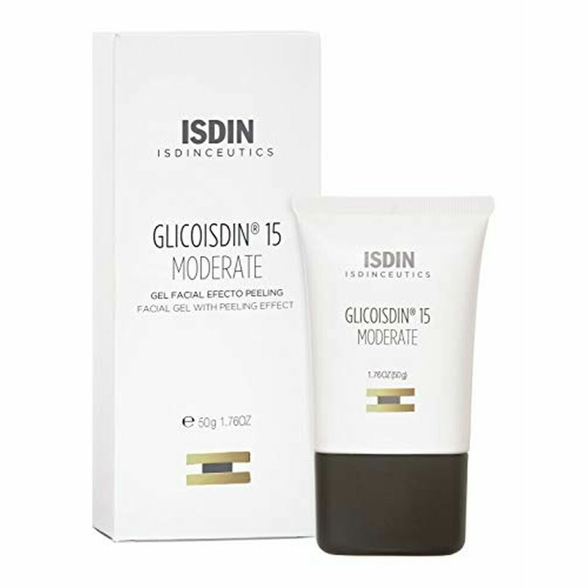 Facial Cleansing Gel Isdin Glicoisdin 15 Moderate (50 ml) - Isdin Maroc - Aylal Beauty