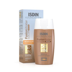 Sun Protection with Colour Fusion Water Spf 50 Dark 50 ml - Isdin Maroc - Aylal Beauty