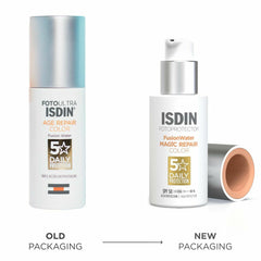 Sun Protection with Colour Fusion Water Magic Repair Spf 50 50 ml - Isdin Maroc - Aylal Beauty