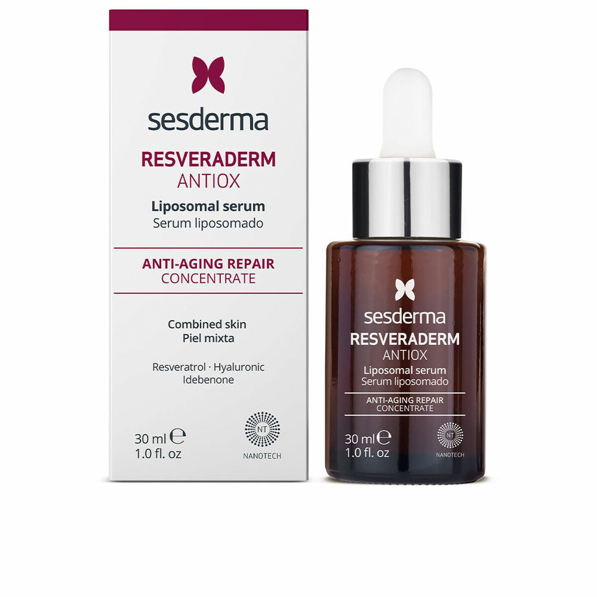 Antioxidant Serum Resveraderm (30 ml) - Sesderma Maroc - Aylal Beauty