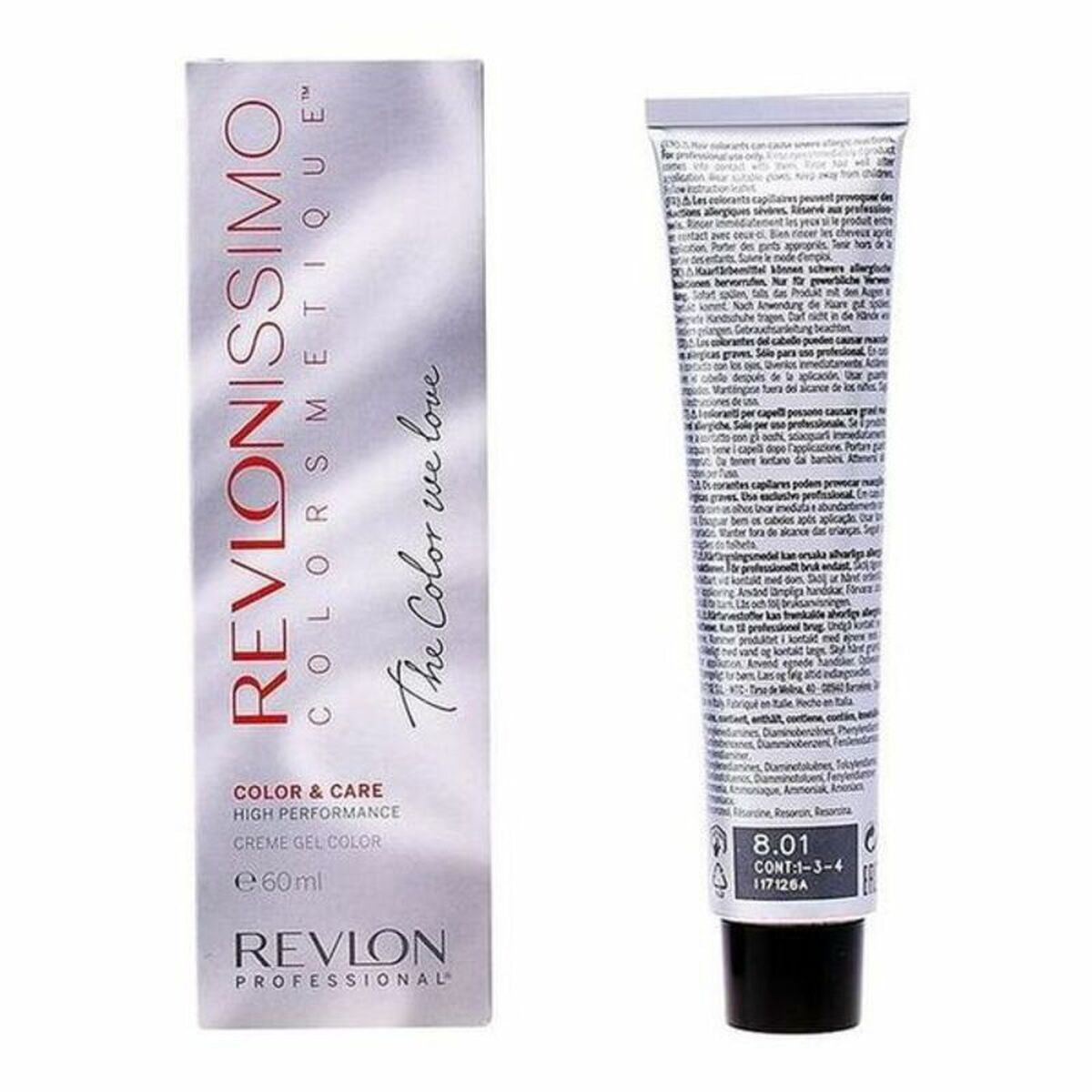 Permanent Anti-Ageing Dye issimo issimo Colorsmetique NMT 8,01 Nº 8.01 (60 ml) - Revlon Maroc - Aylal Beauty