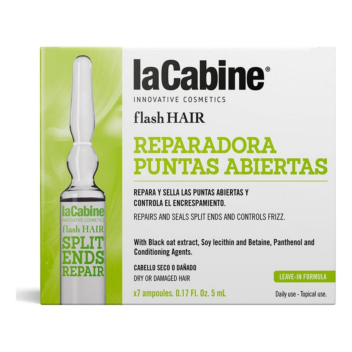 Ampoules laCabine Flash Hair Splint End Regenerator (7 pcs) - laCabine Maroc - Aylal Beauty