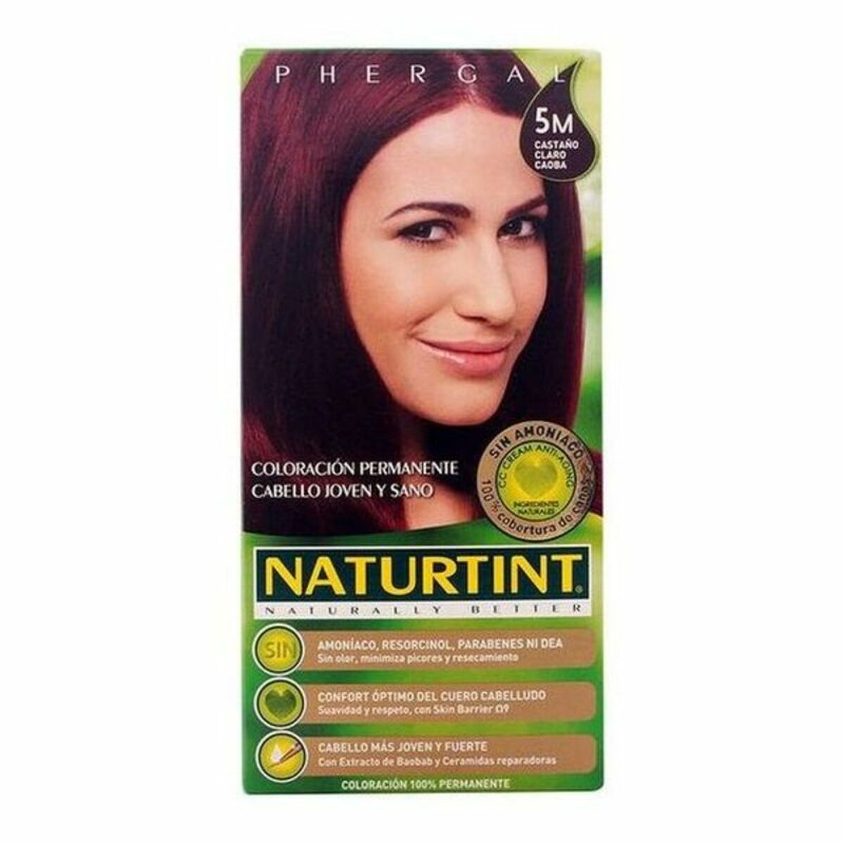 Dye No Ammonia M Light Mahogany Brown 170 ml - Naturtint Maroc - Aylal Beauty