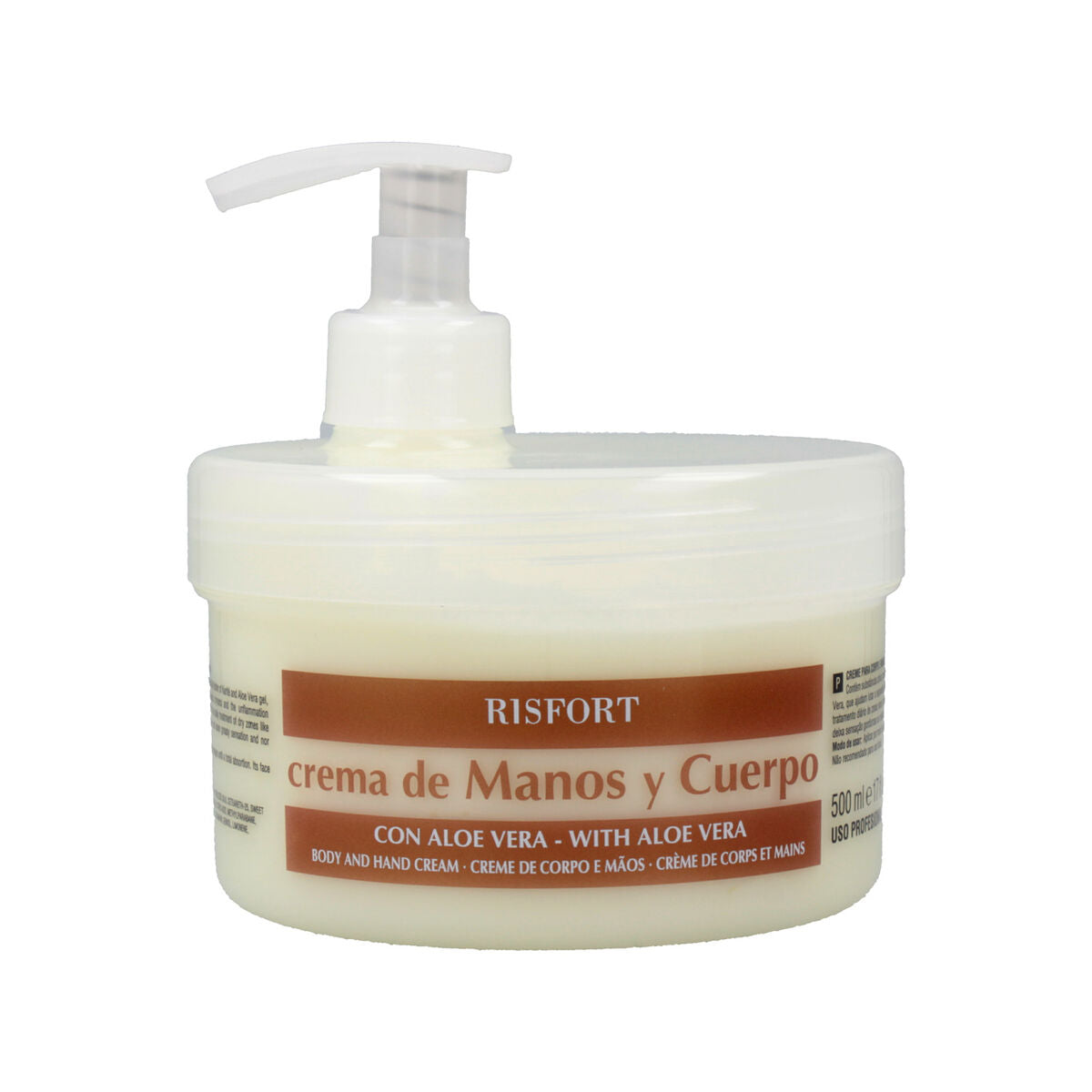 Hand Cream Risfort Aloe vera 500 ml Aloe Vera - Risfort Maroc - Aylal Beauty