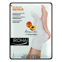 Moisturising Socks Repair Peach 659404 - Iroha Maroc - Aylal Beauty