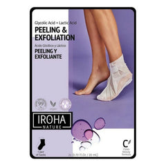 Moisturising Socks Peeling and Exfoliation Lavender IN/FOOT-3 (1 Unit) - Iroha Maroc - Aylal Beauty