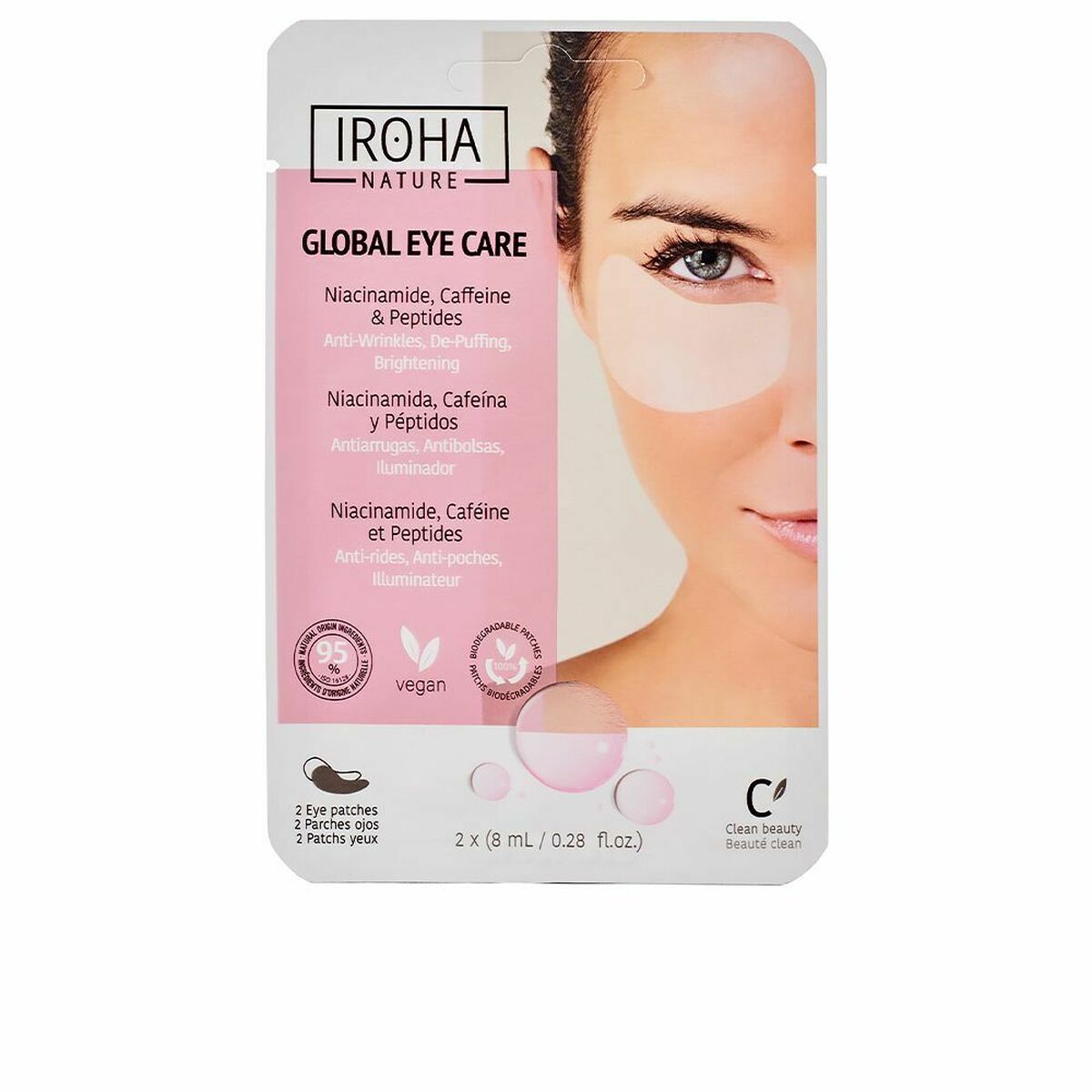 Mask for Eye Area Iroha Global Eye Care 2 Units - Iroha Maroc - Aylal Beauty