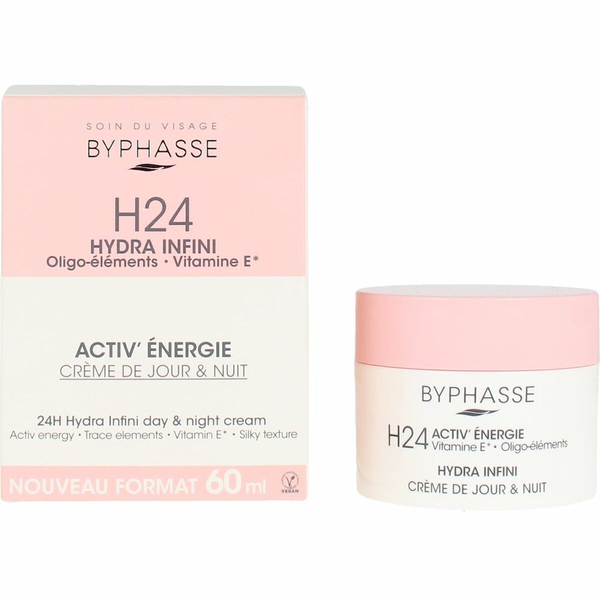 Hydrating Facial Cream Hydra Infini 24 hours 50 ml - Byphasse Maroc - Aylal Beauty