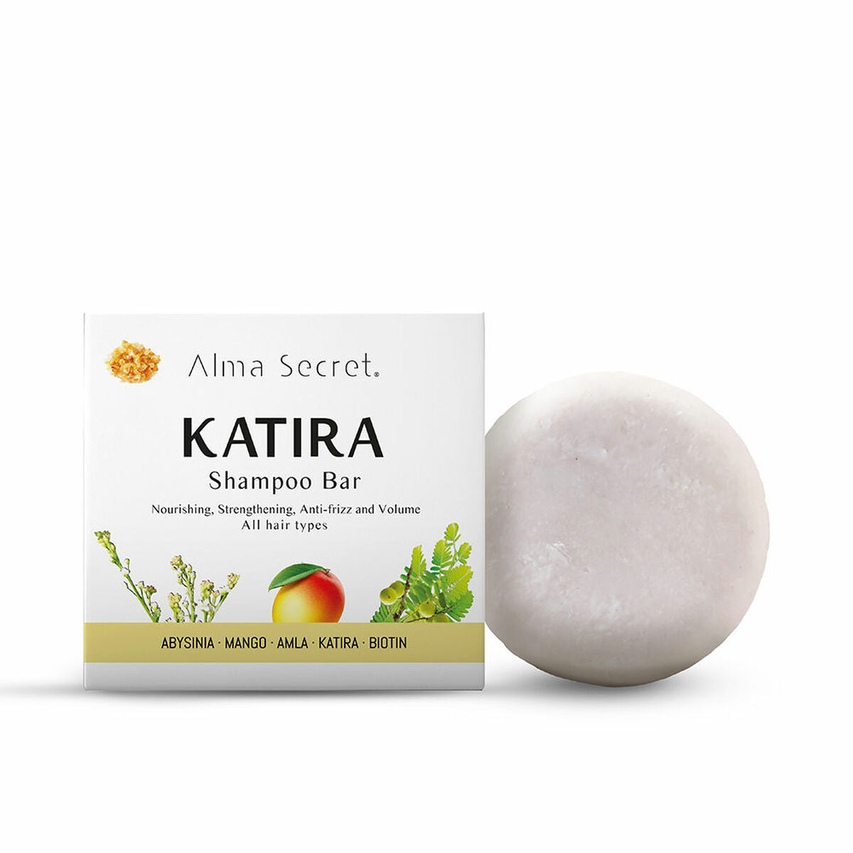 Shampoo Bar Katira 85 g - Alma Secret Maroc - Aylal Beauty