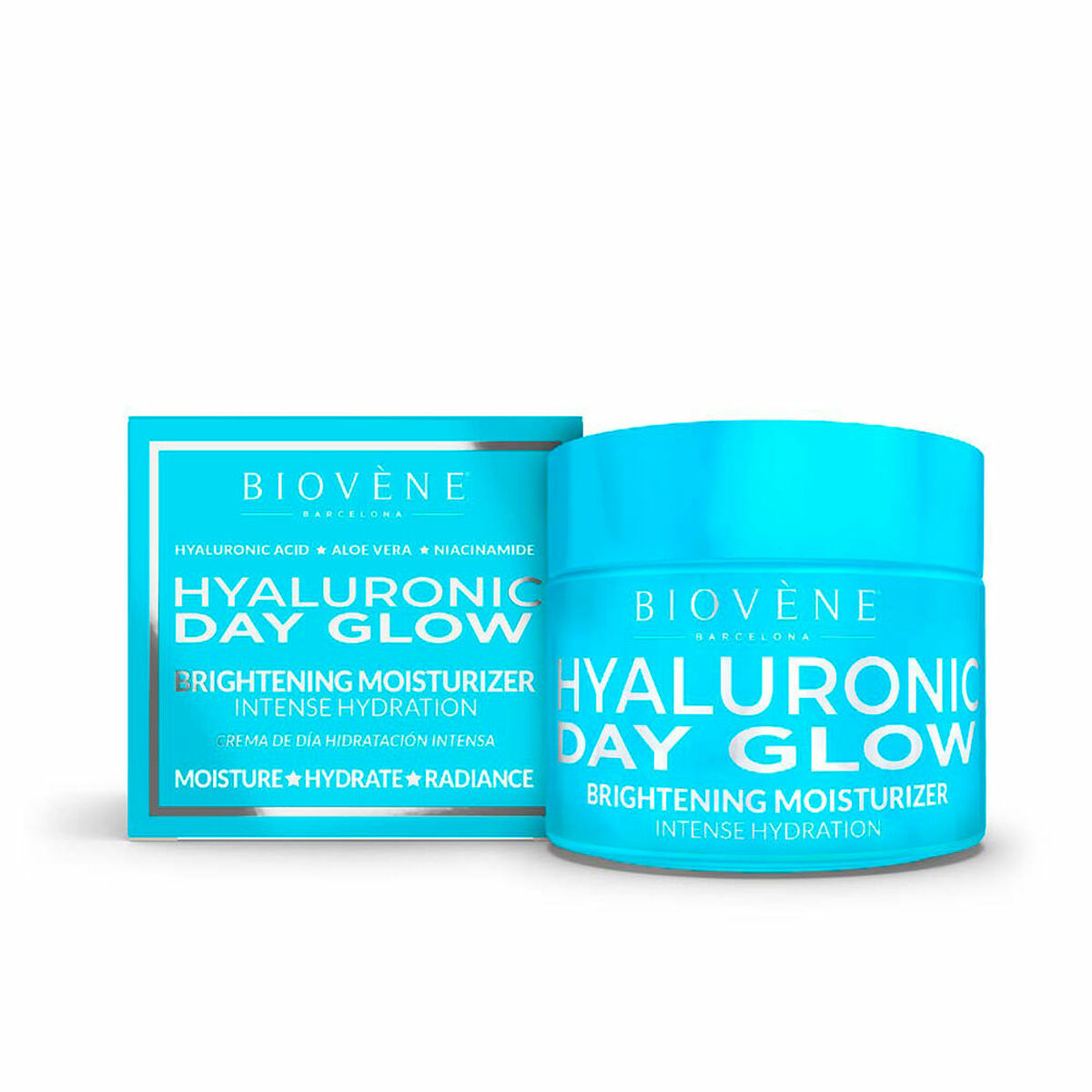 Hydrating Cream Hyaluronic Day Glow 50 ml - Biovène Maroc - Aylal Beauty