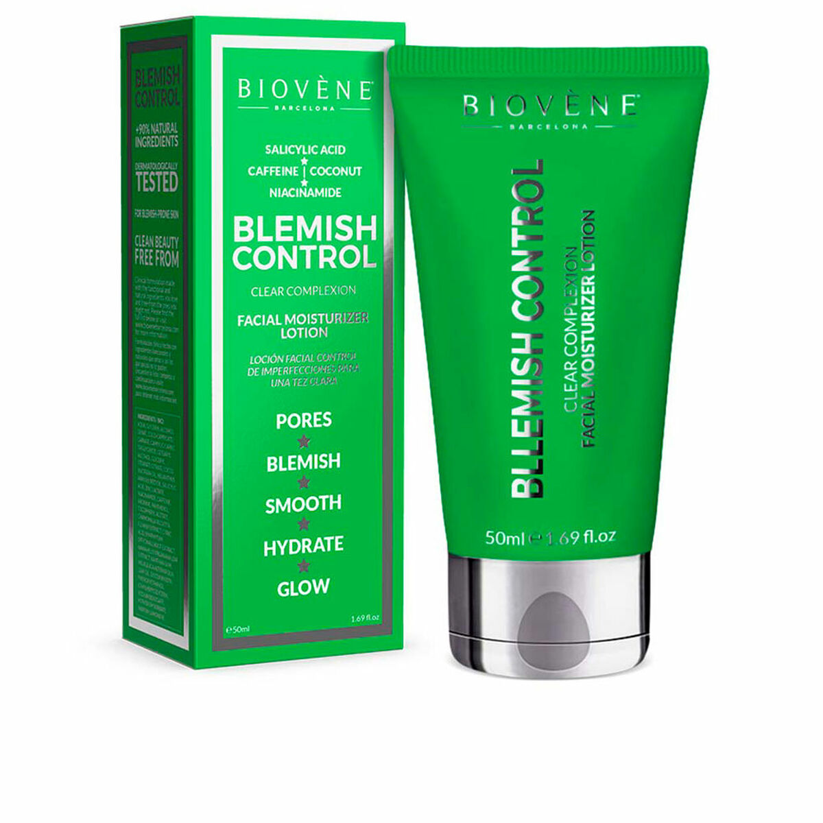 Facial Cream Blemish Control 50 ml - Biovène Maroc - Aylal Beauty