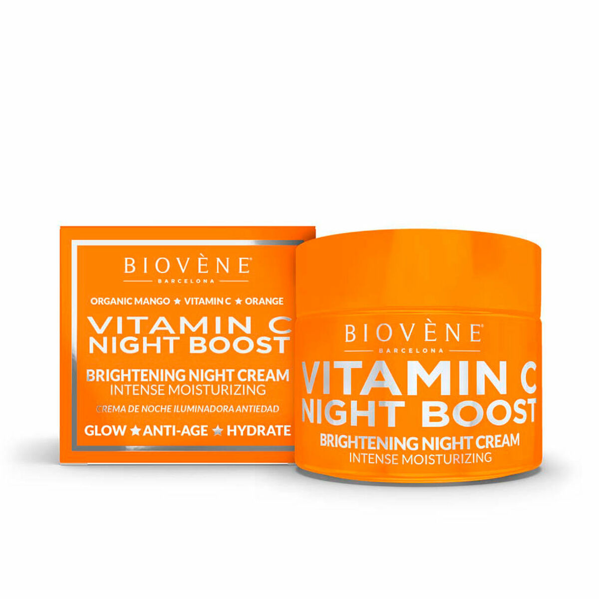 Night Cream Vitamin C Night Boost 50 ml - Biovène Maroc - Aylal Beauty